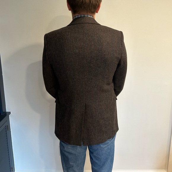 HAGGAR MADE IN USA 100% PURE WOOL SPORTS COAT sz 40 - Picture 2 of 9